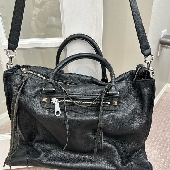 Rebecca Minkoff Black Leather Handbag - Picture 3 of 12
